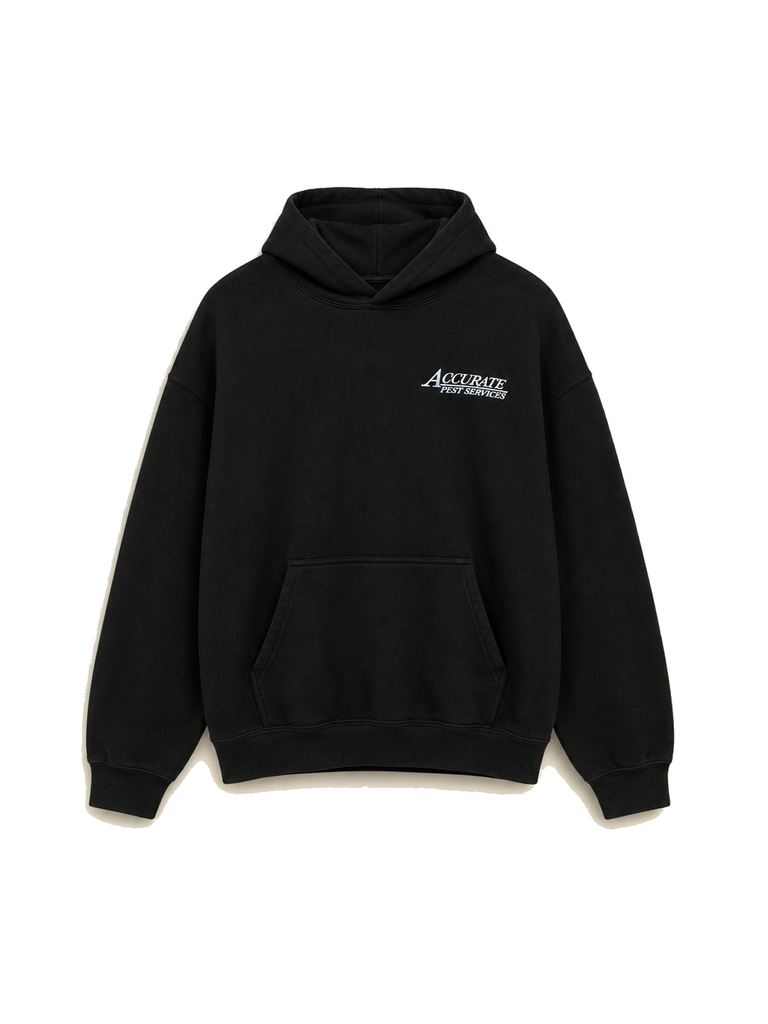 [BLCK HOD PS 1] Pest Services Black Hoodie - L